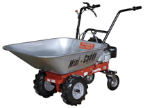 Mini-Caddy optional mit Zubeh�r erh�ltlich: Schneeschild oder Transportaufsatz