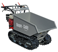 Raupen-Caddy RC500 optional mit Zubeh�r erh�ltlich: Schneeschild, Multi-Sauger 720 ltr.