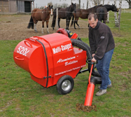 Multi-Cleaner to use for Horse-dung, foliage, waste or windfall