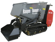 Allrad-Dumper AC600P optional mit Zubehr erhltlich: Schneeschild oder Ladekran